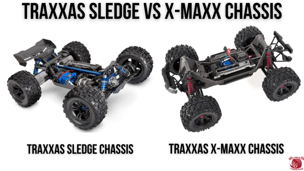 Traxxas Sledge VS X-Maxx Chassis